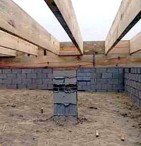 Pier Column, Beam, and Joists